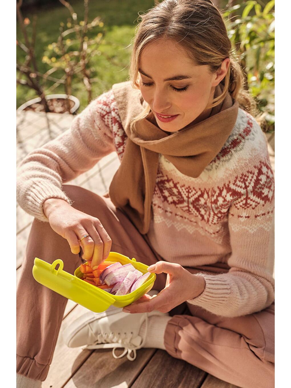 Tupperware Limon Yeşili Eco+ Büyük Taşıma Kabı Limon-Yeşil - 2