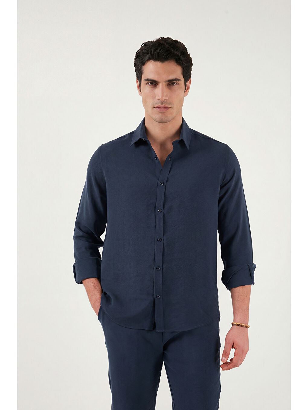 İndigo Regular Fit Klasik Yaka Uzun Kollu Gömlek CF26S121640-4