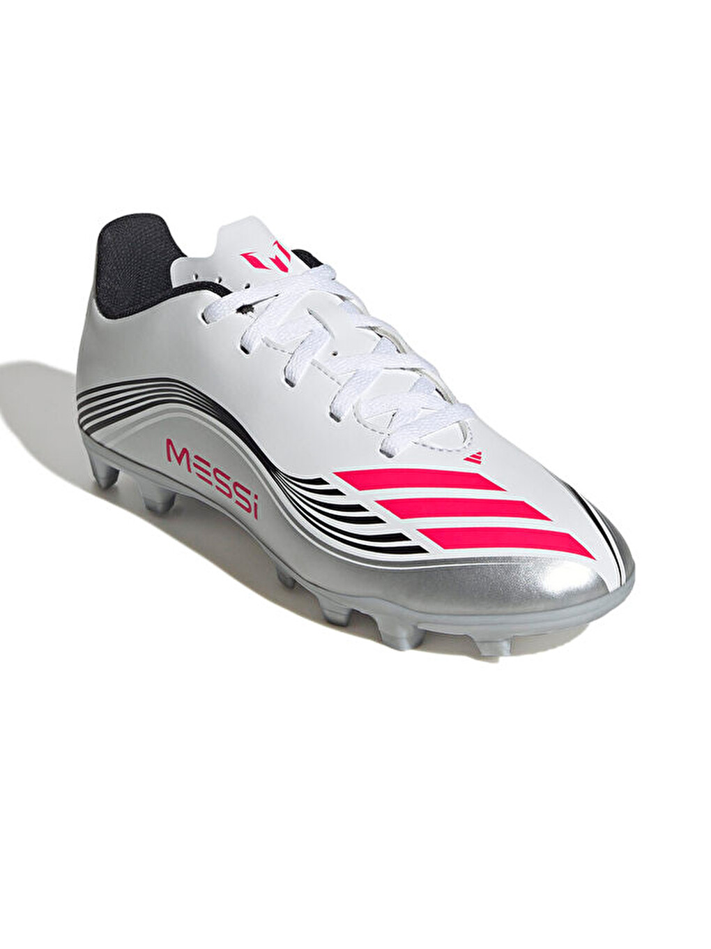 F50 Messi Club Fg/mg J Çocuk Çoklu Çim Zemin Kramponu Jp7457 Beyaz-2