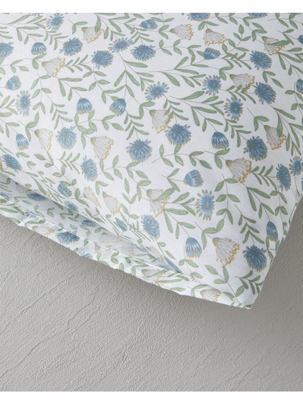 Botanica Kolay Ütülenir 2'li Yastık Kılıfı 50x70 cm Mavi - Yeşil-2