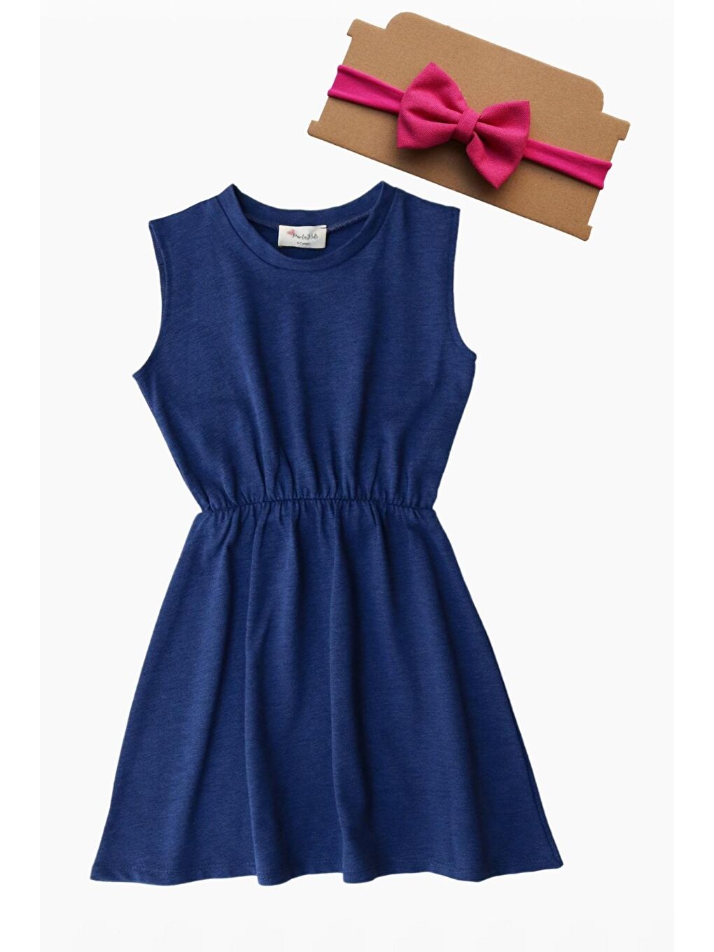 Lacoste Lacivert Elbise Fuşya Bandana Takım-1