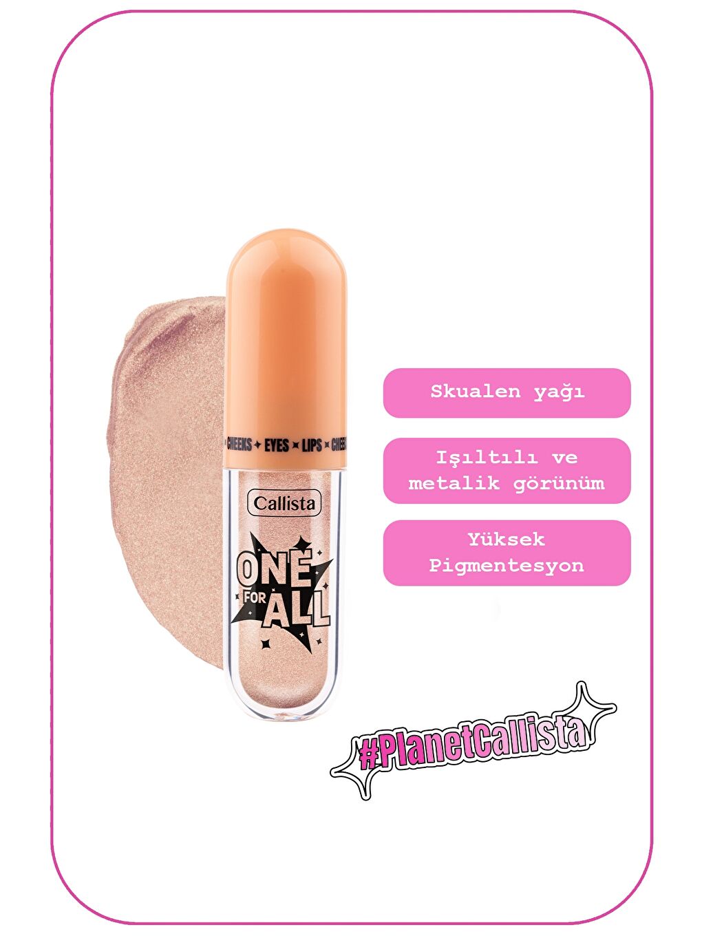 LC WAIKIKI Bej-Açık Kahverengi One For All 01 Daylight Eyes & Lips & Cheeks Likit Göz Farı - 1