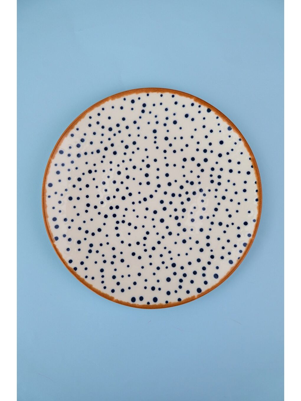 Beyaz Porselen Spotty Kahvaltı ve İkram Takımı 6 Kişilik 14 Parça-7