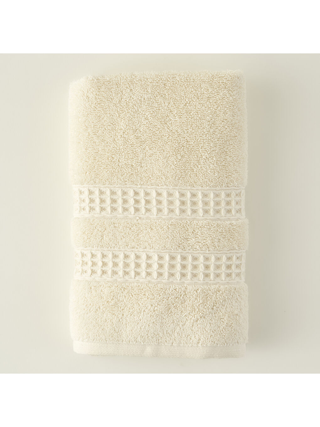 Ekru Peggy Yüz Havlusu Krem (50x90 cm)