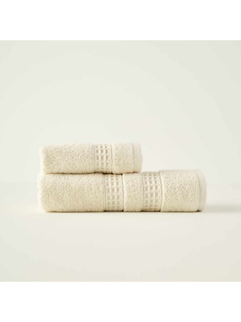 Ekru Peggy Yüz Havlusu Krem (50x90 cm)-2