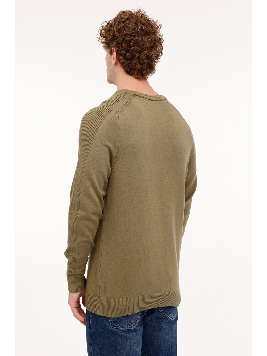 ML RASSA 58CSL502 4PR Haki Erkek Uzun Kol Triko-1