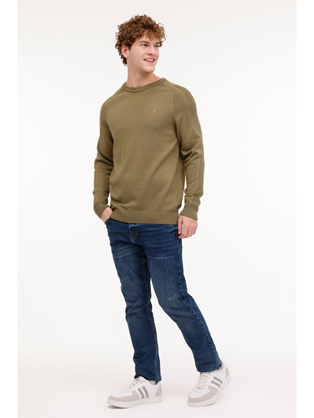 ML RASSA 58CSL502 4PR Haki Erkek Uzun Kol Triko-2