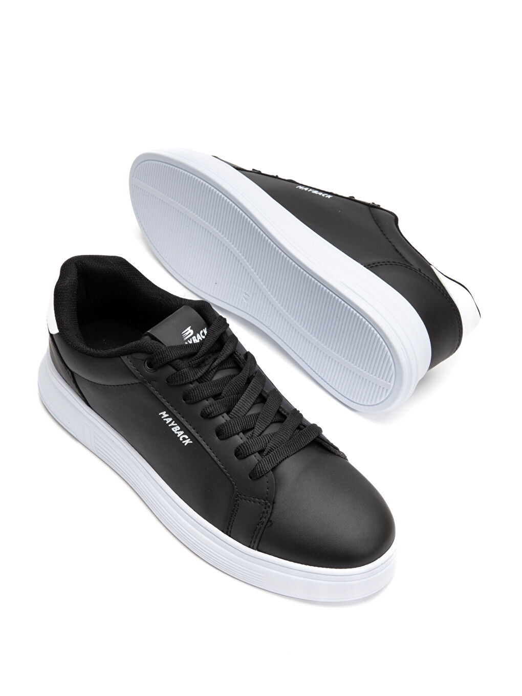 Siyah Mayback Günlük Ortopedik Erkek Sneaker Spor Ayakkabı-3