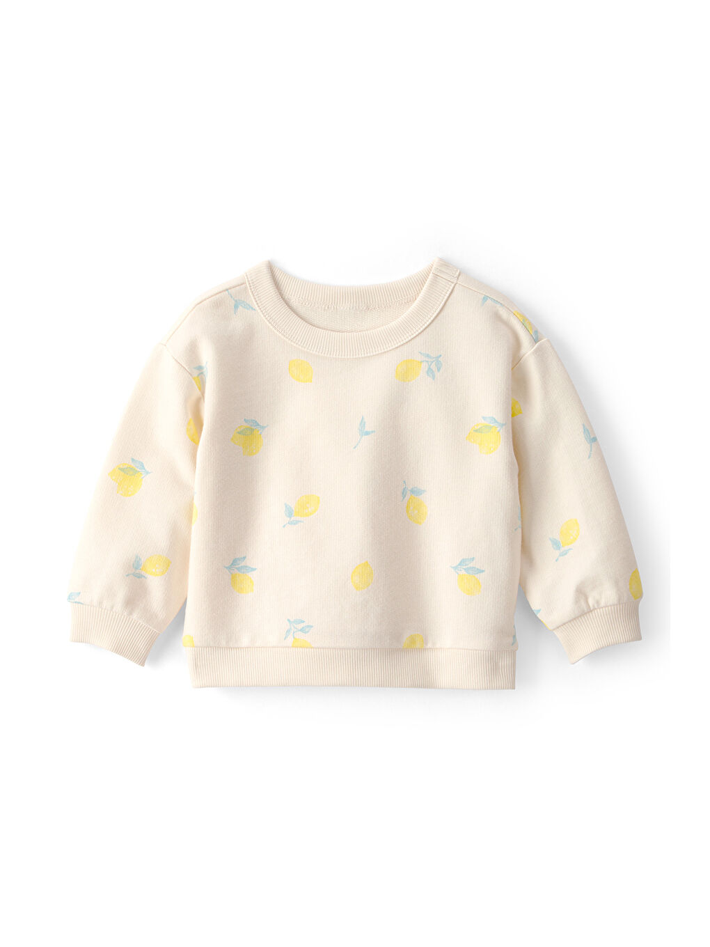 Kız Bebek Sweatshirt 3 Ay-24 Ay Bej