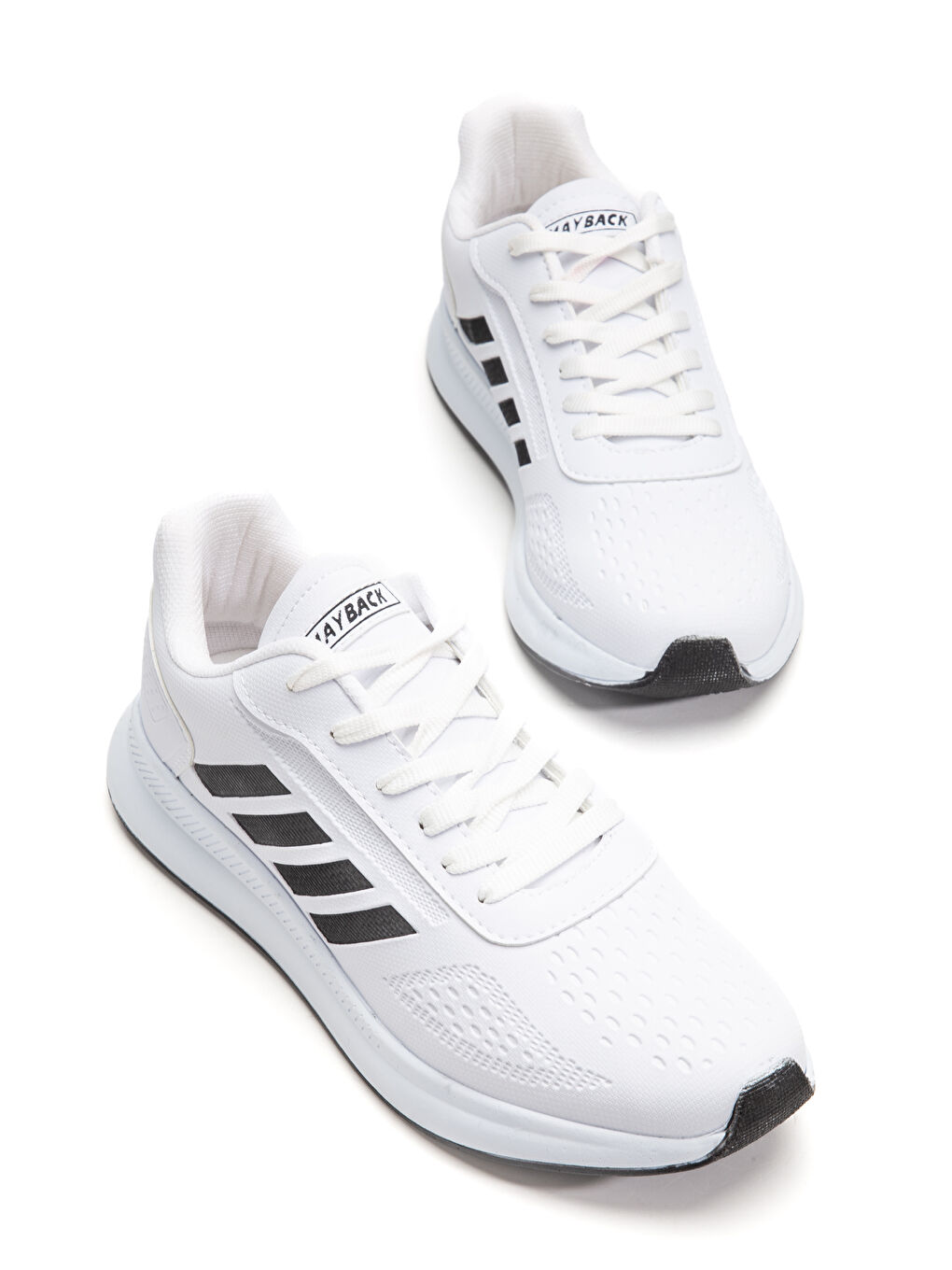 Beyaz Duramo Günlük Ortopedik Erkek Sneaker Spor Ayakkabı-4