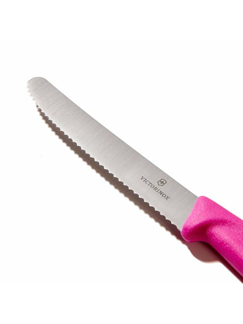 6.7836.L115 Tırtıklı Domates ve Sosis Bıçağı - Pembe - 11 cm-2