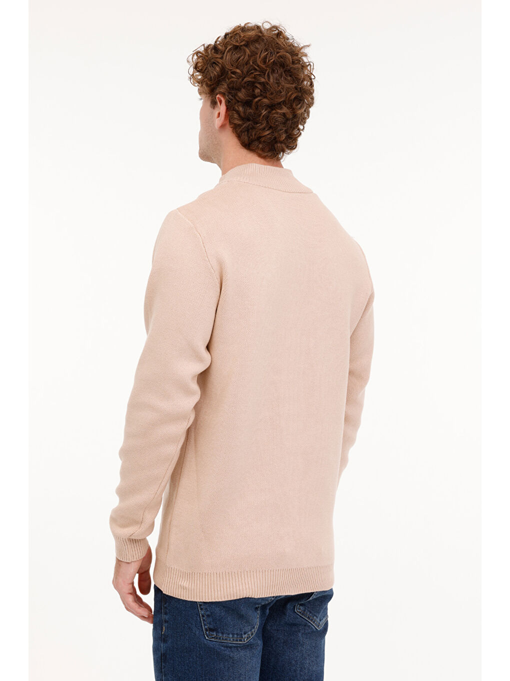 ML RASSA 58CSL506 4PR Bej Erkek Uzun Kol Triko-1