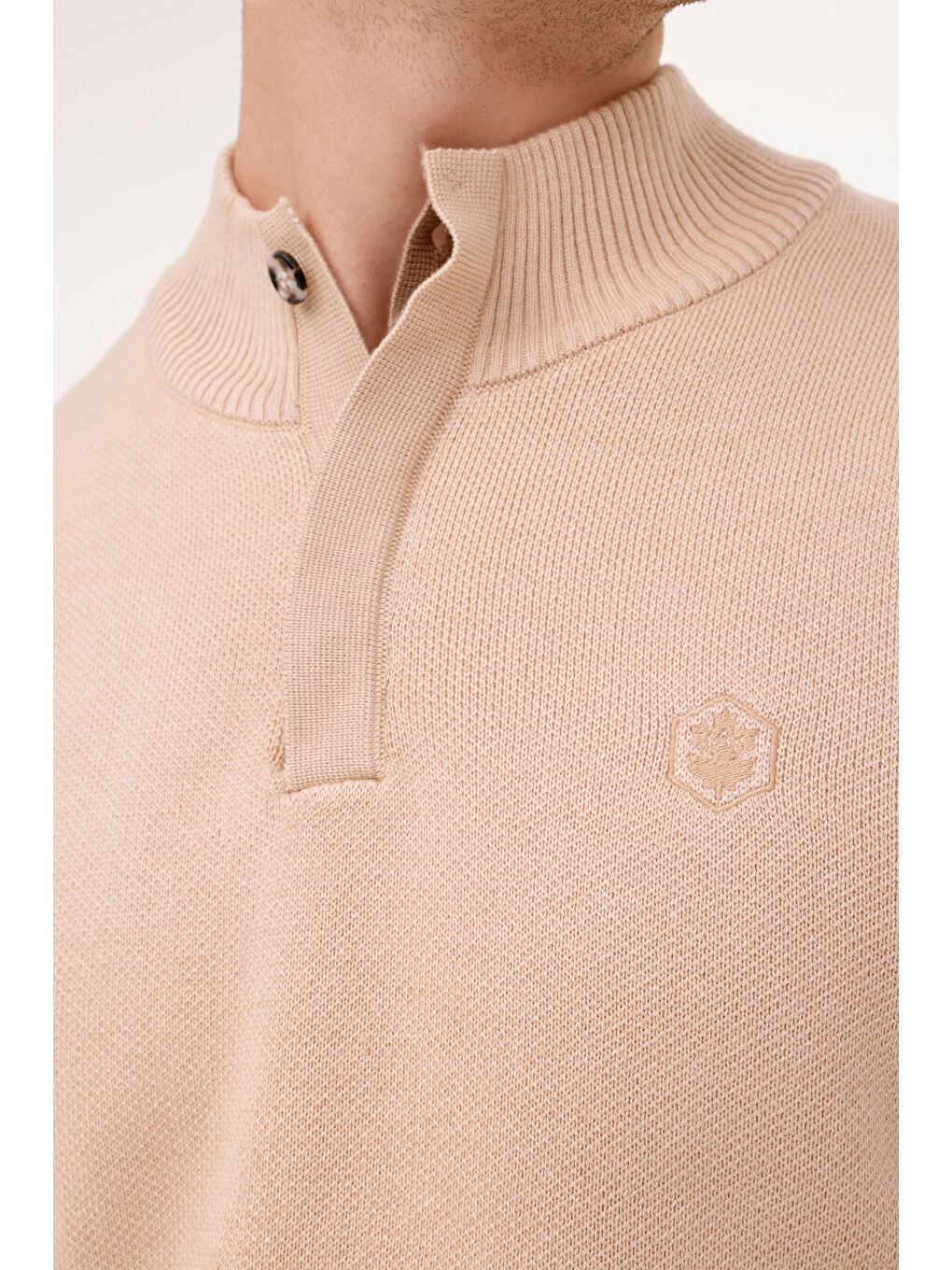 ML RASSA 58CSL506 4PR Bej Erkek Uzun Kol Triko-3