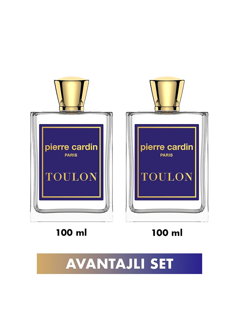 Pierre Cardin Açık Mavi Toulon 100 ml Erkek Parfüm 2'li Set