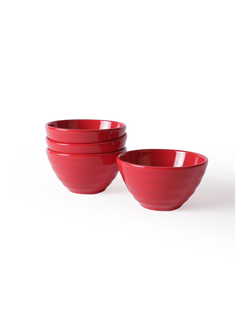 Kırmızı Escargot Kase 14 Cm 4 Adet-6