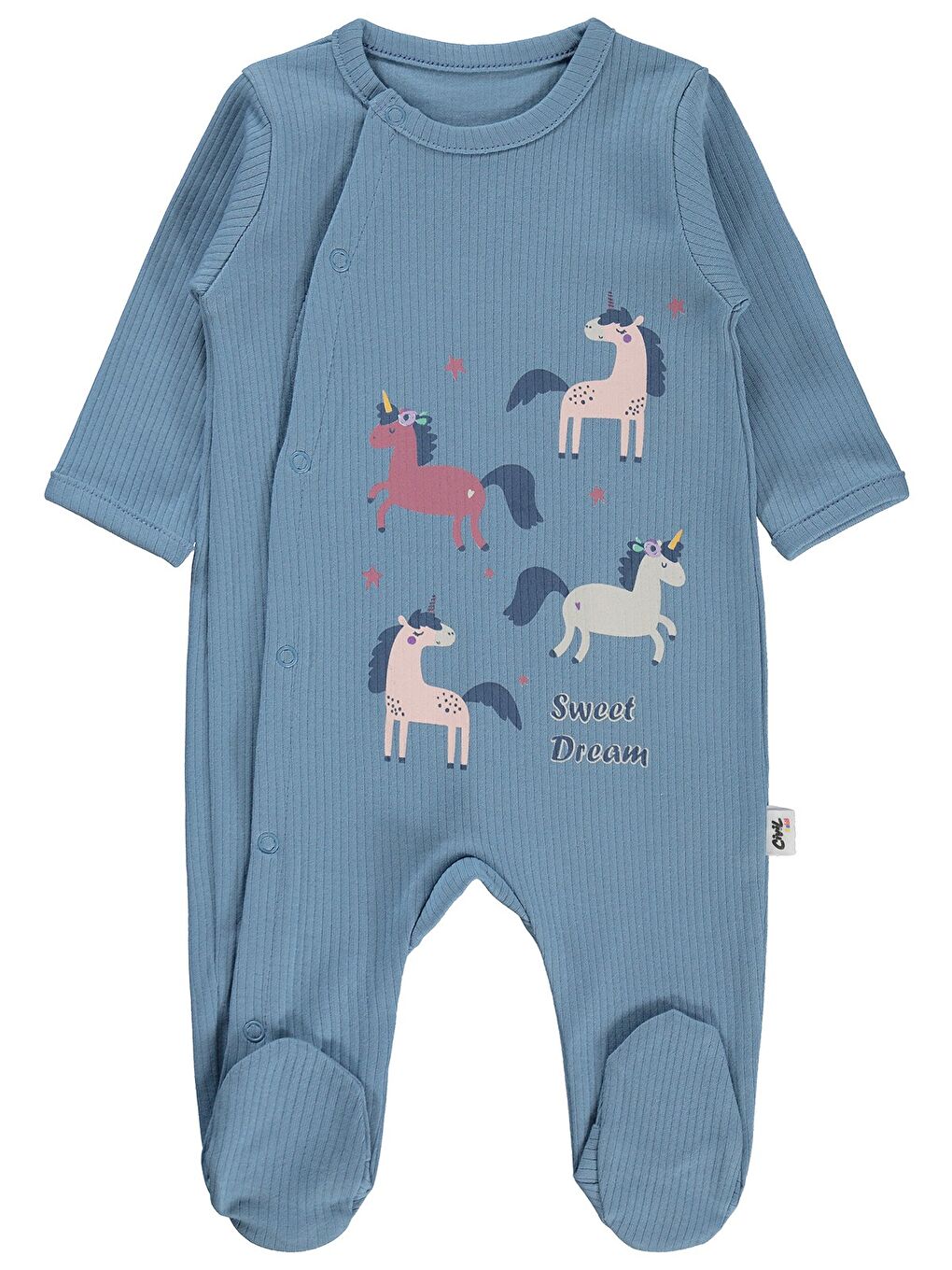 Baby Baskılı 1-9 AY Tulum - Mavi