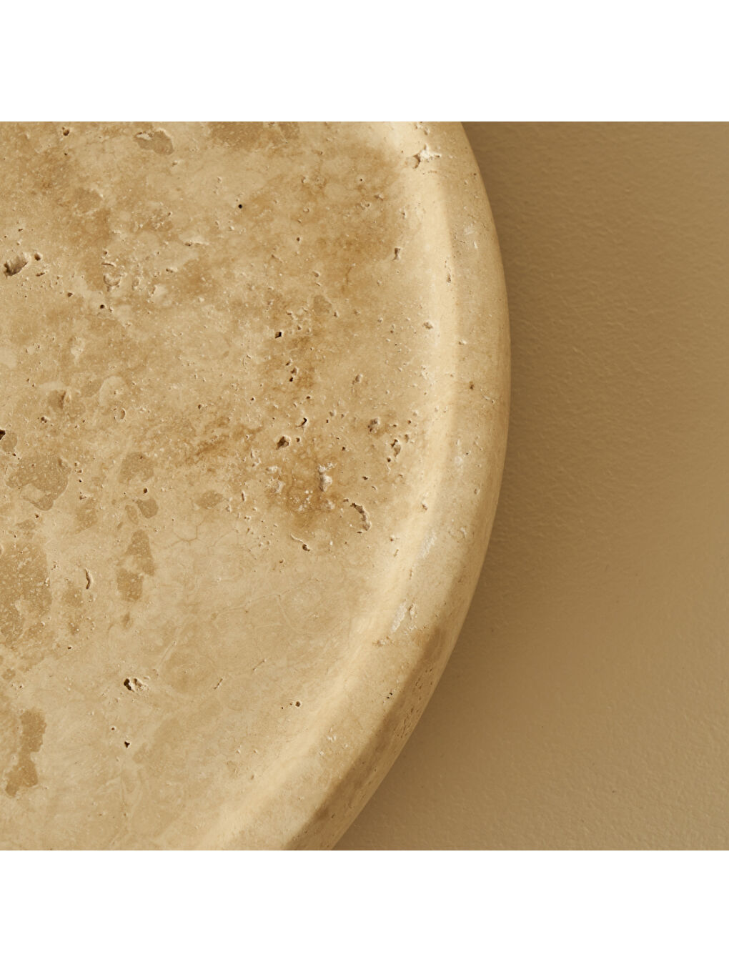 Bej Ephesus Traverten Sunum Standı Naturel (25 cm)-1