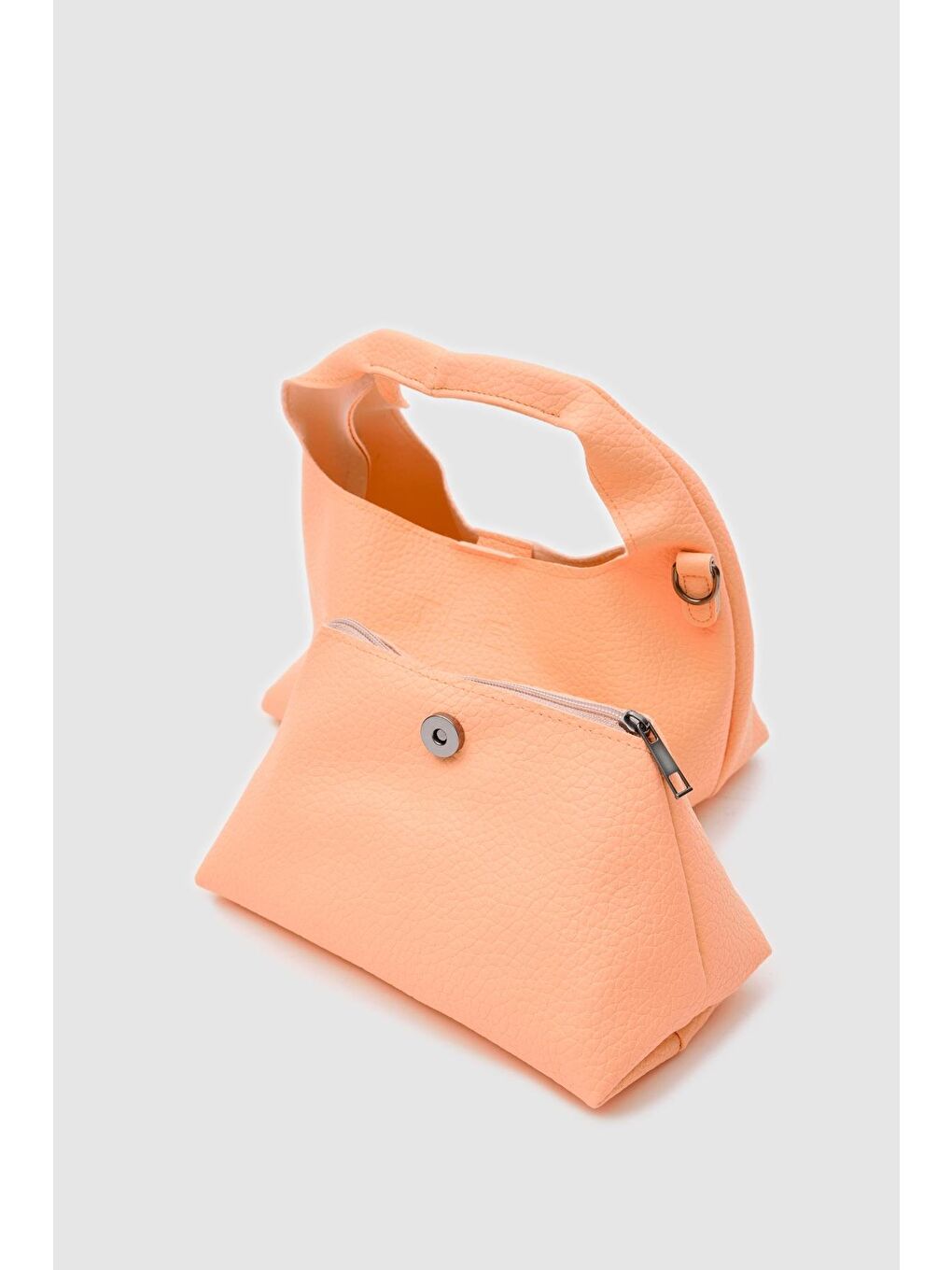 Turuncu Kiko Yavrulu El Ve Çapraz Çanta Yavruağzı-3
