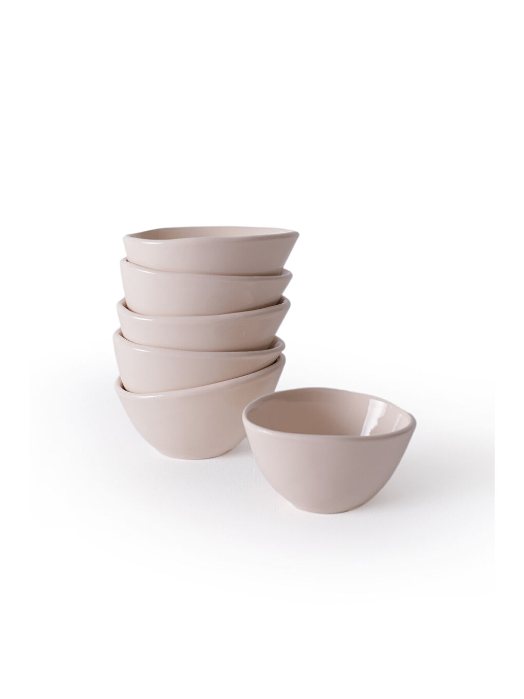 Ekru Krem Ephesus Çerezlik / Sosluk 10 Cm 6 Adet-6