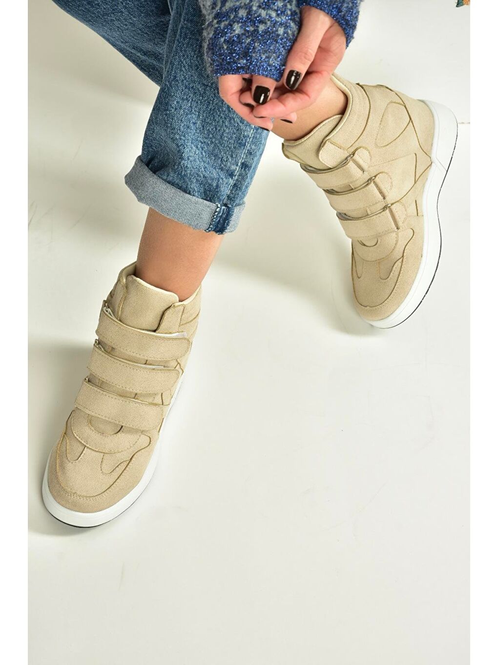 Bej Kadın Bot V367856002-3