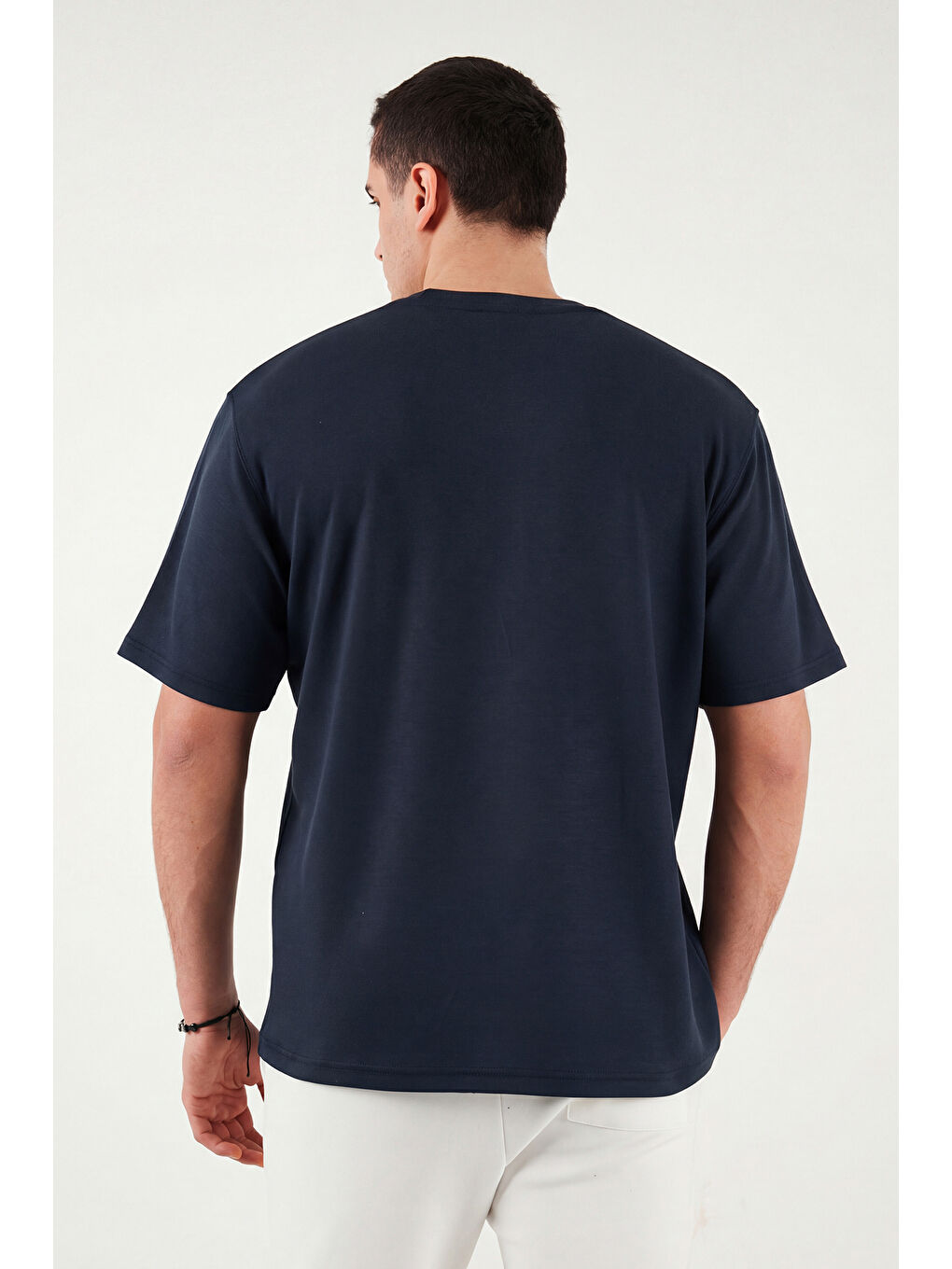 Lacivert Regular Fit Bisiklet Yaka T Shirt 5904028-6