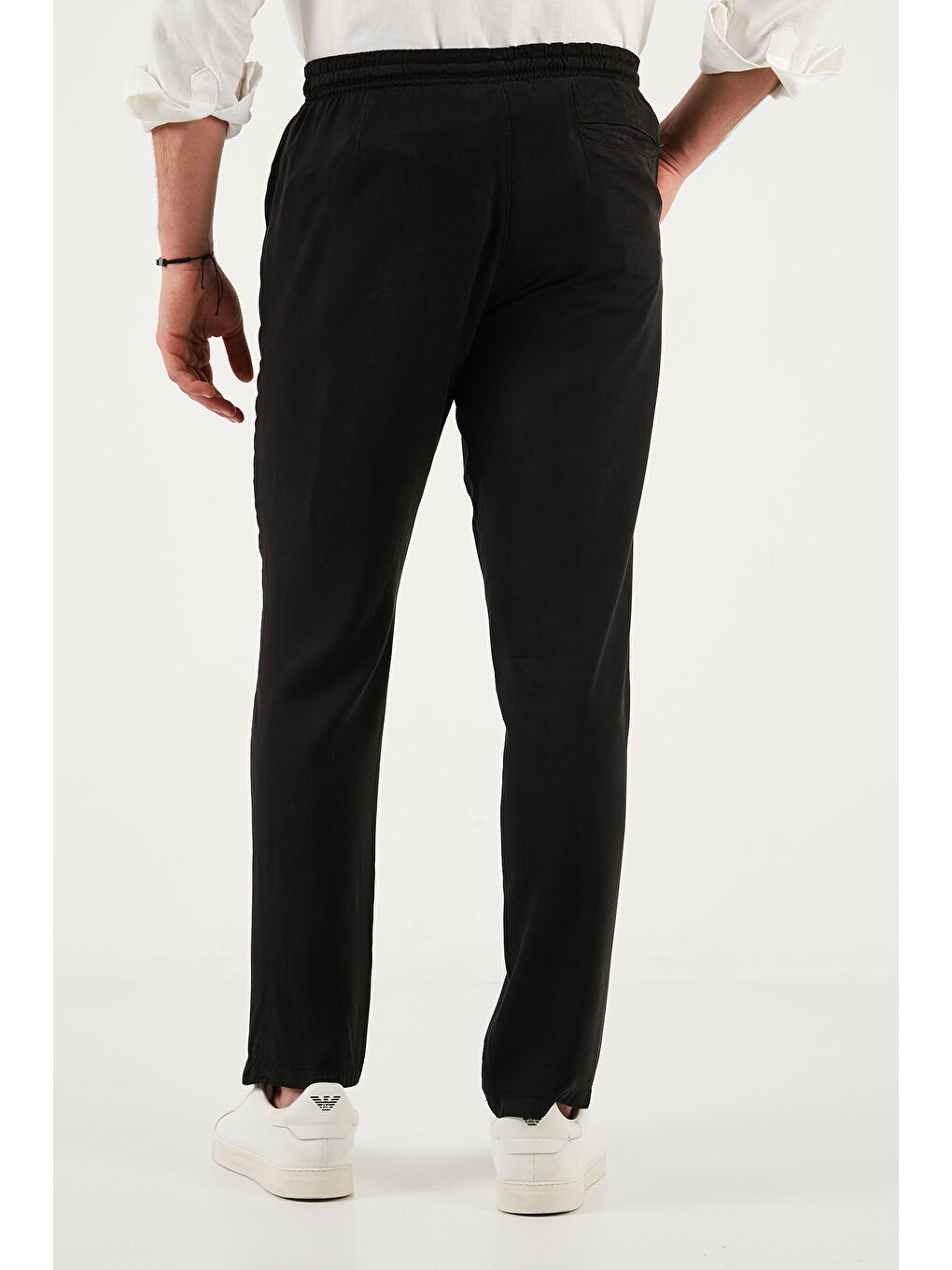 Siyah Regular Fit Normal Bel Düz Paça Pantolon 6689255-6
