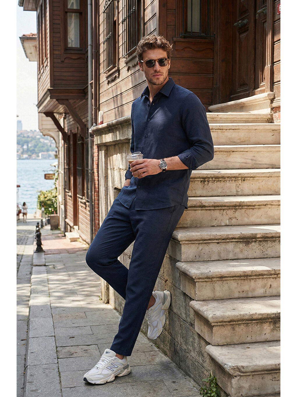 İndigo Regular Fit Normal Bel Düz Paça Pantolon CF26S611639