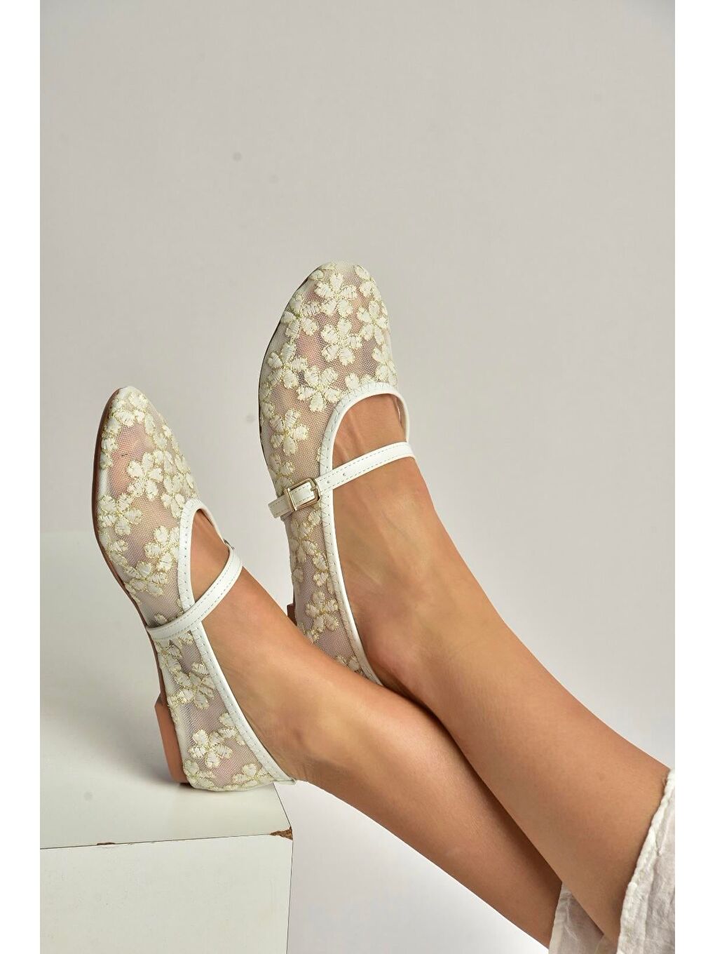 Beyaz Kadın Babet Y726711415-1