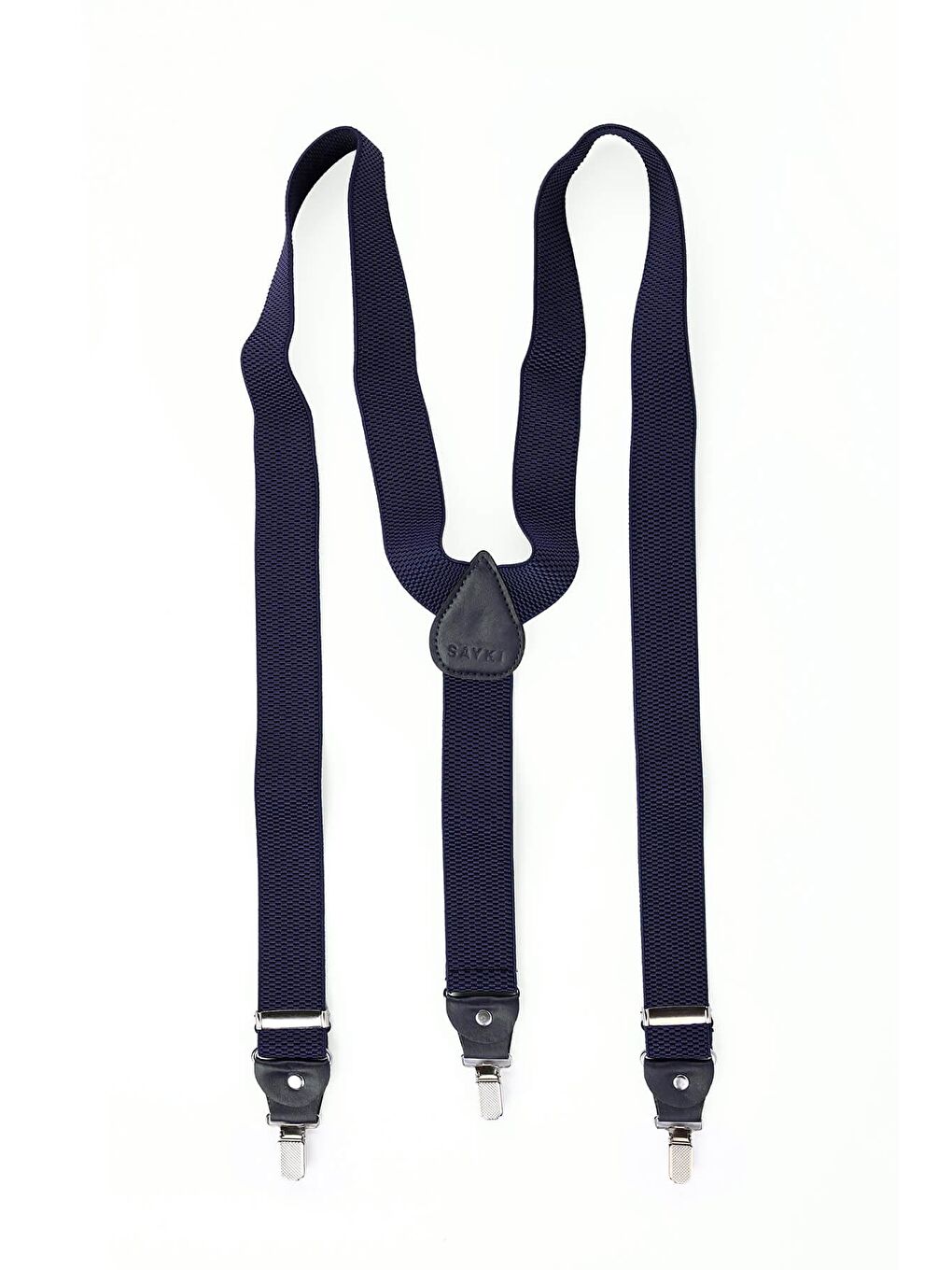 Lacivert Petek Desenli Pantolon Askısı-1