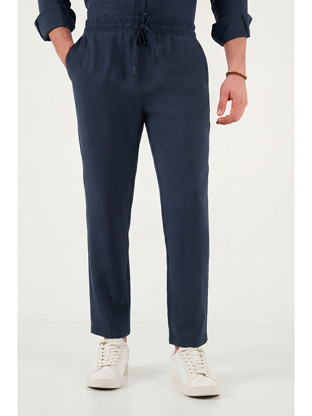 İndigo Regular Fit Normal Bel Düz Paça Pantolon CF26S611639-3