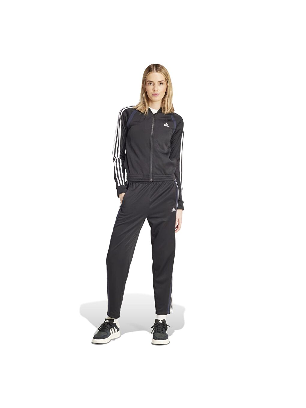 Adidas Siyah Teamsport Kadın Eşofman Takımı