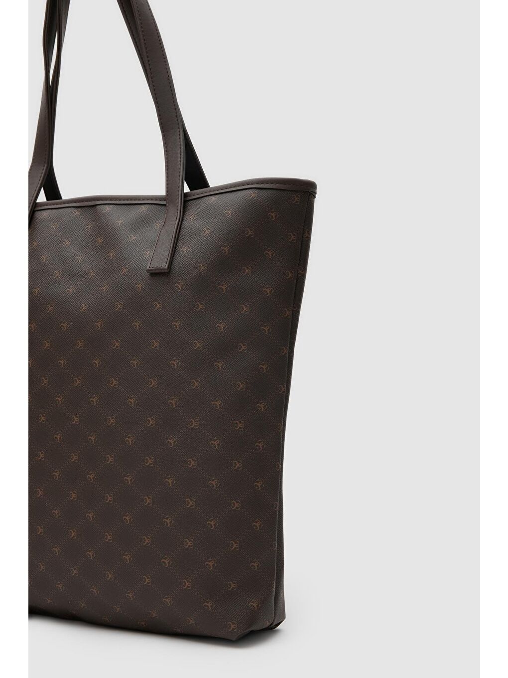 Kahverengi Samba Jakarlı Omuz Çantası Acı Kahve-3