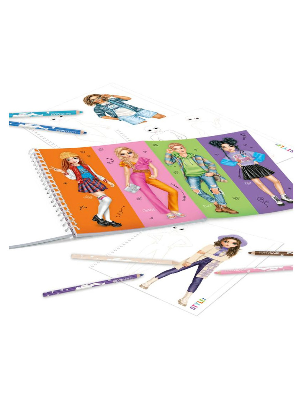 Top Model TOPModel Create Your Colouring Book 612447 - S000340368-10231 ...