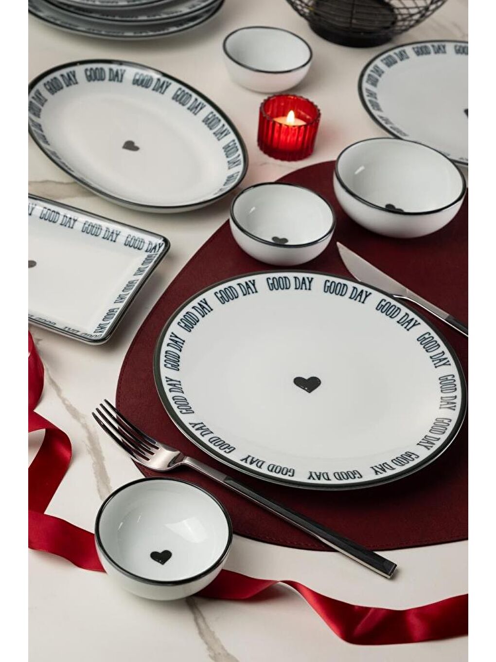 Sarı Zeugma 14 Parça 6 Kişilik Kahvaltı Takımı Good Day-1