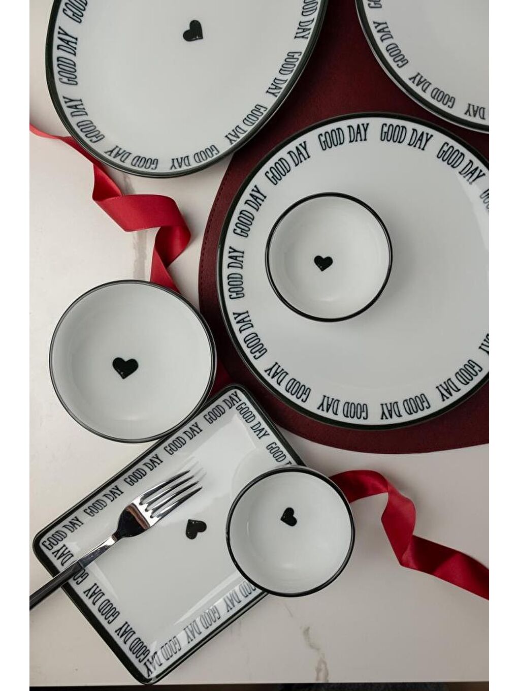 Sarı Zeugma 14 Parça 6 Kişilik Kahvaltı Takımı Good Day-3