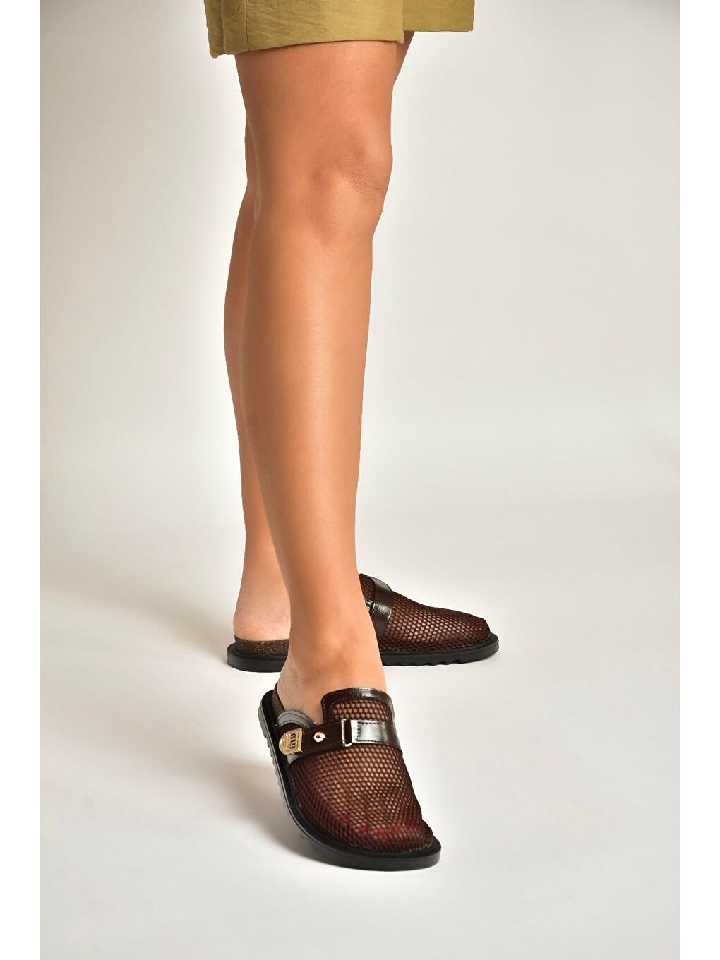 Kahverengi Kadın Terlik Y250505015-3