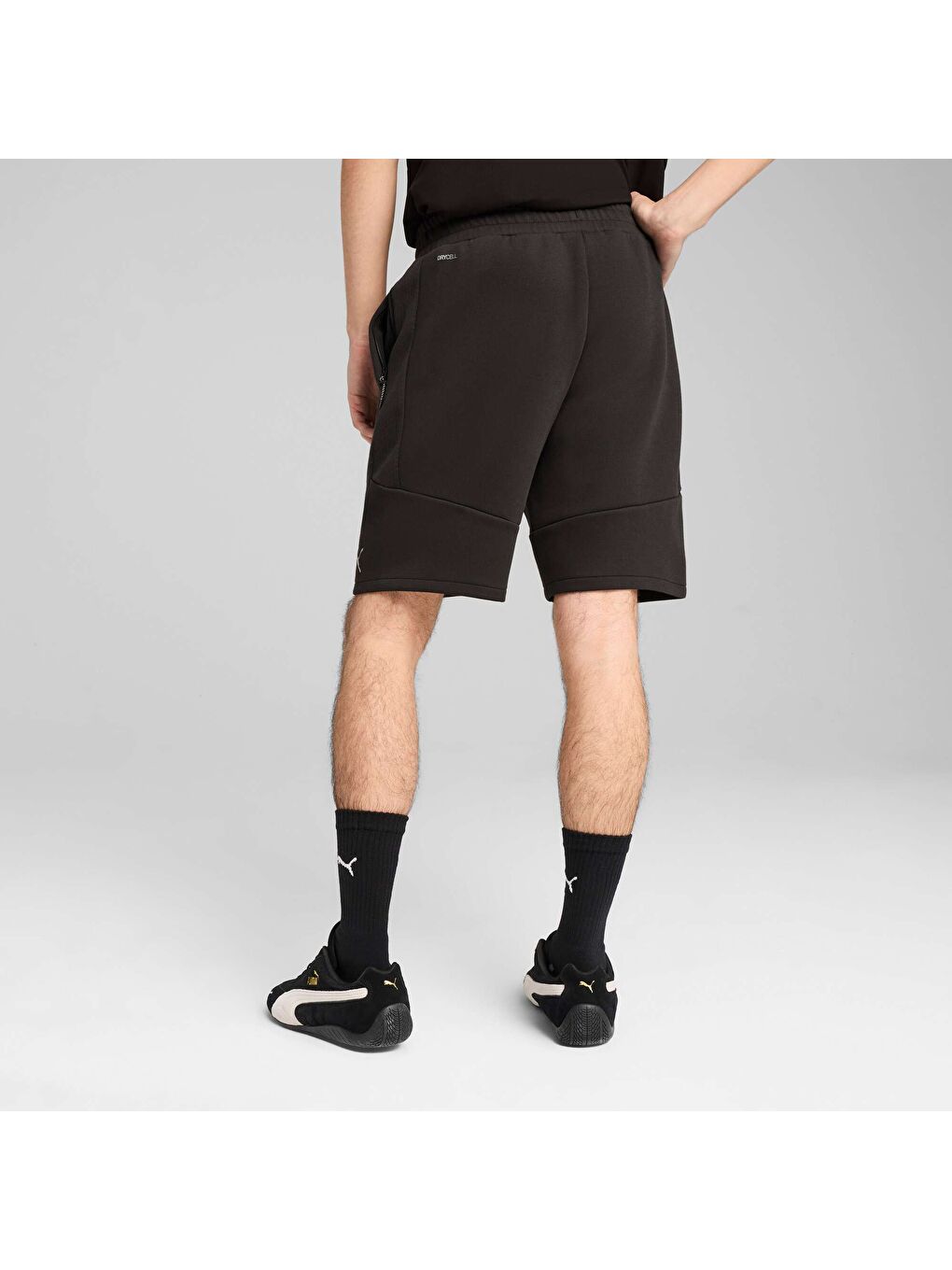 Siyah Erkek EVOSTRIPE 8" Şort-2