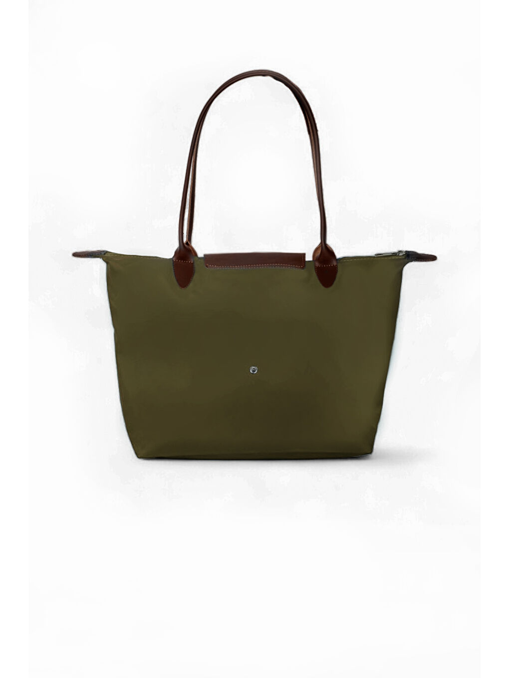 Kadın Haki Orta Boy Askılı El ve Omuz Çantası-2