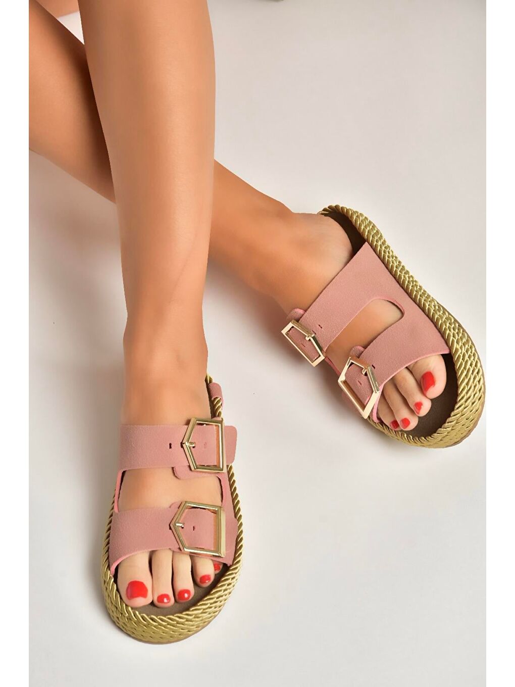 Pembe Pudra Kadın Terlik U596030202-2