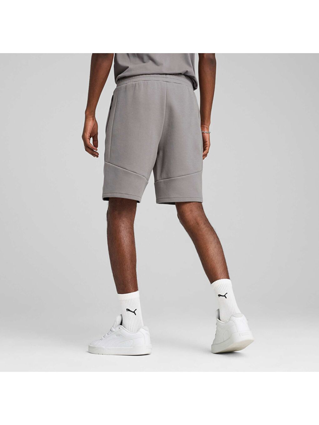 Gri Erkek EVOSTRIPE 8" Şort-2