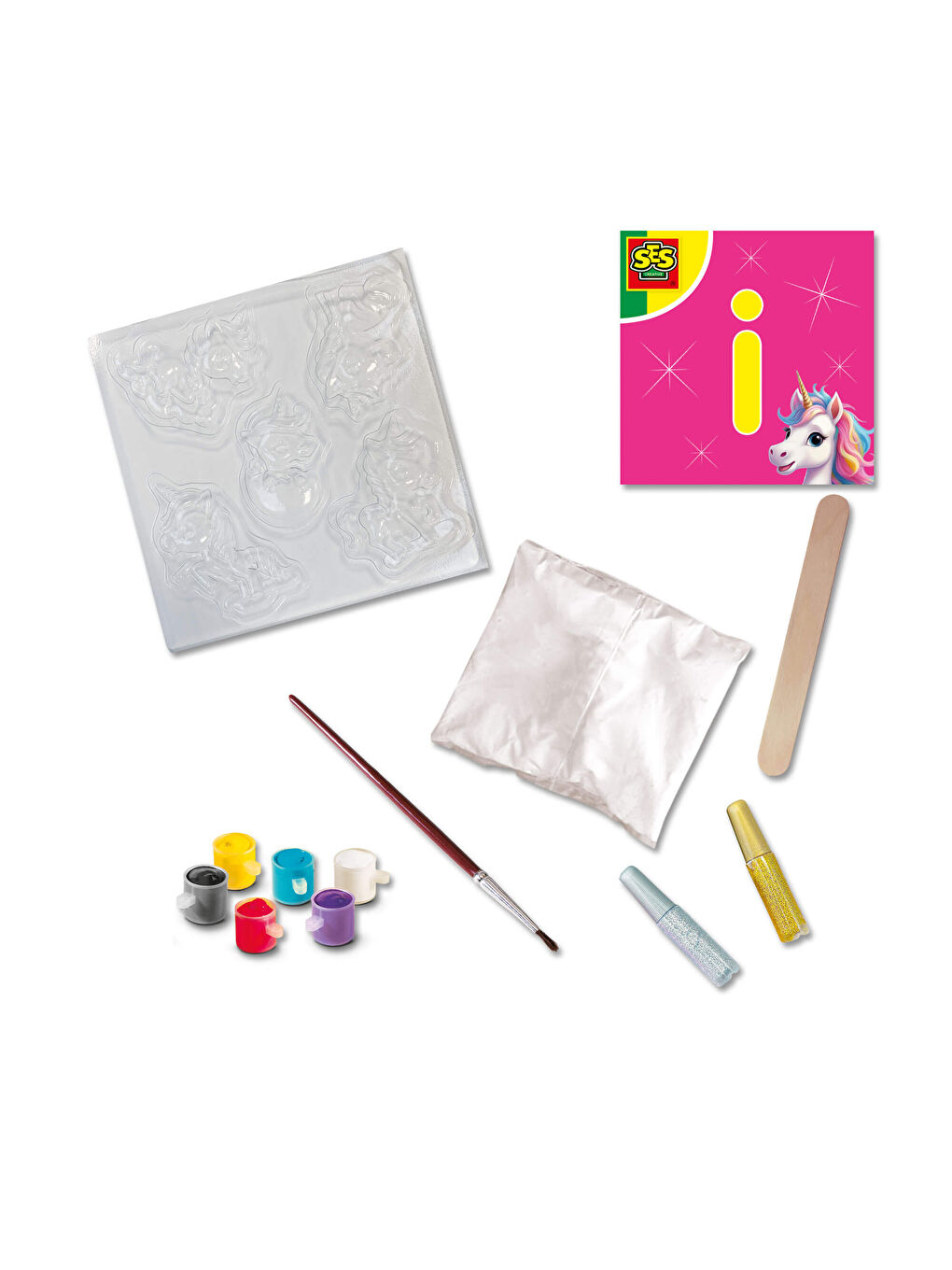 Kalıba Dök ve Boya - Bebek Unicorn'lar-1