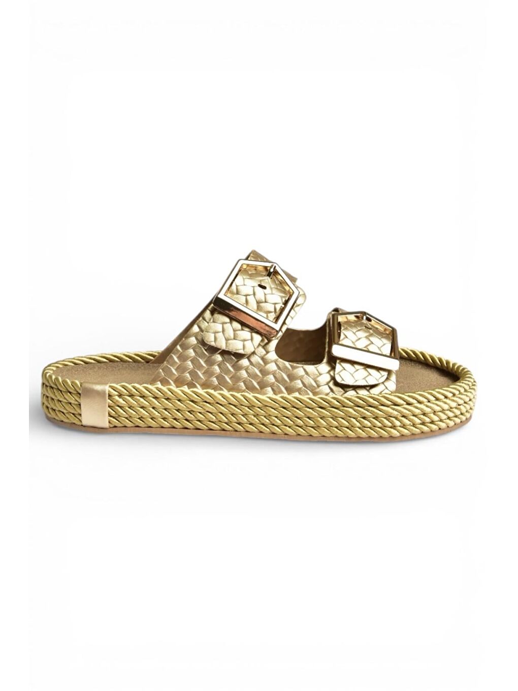 Sarı Altın Kadın Terlik U596030209-5