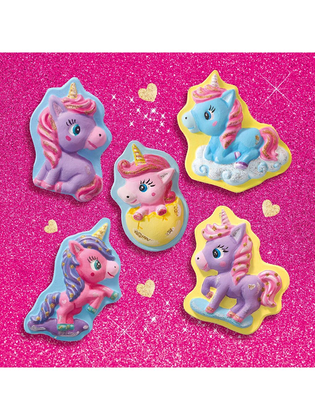 Kalıba Dök ve Boya - Bebek Unicorn'lar-4