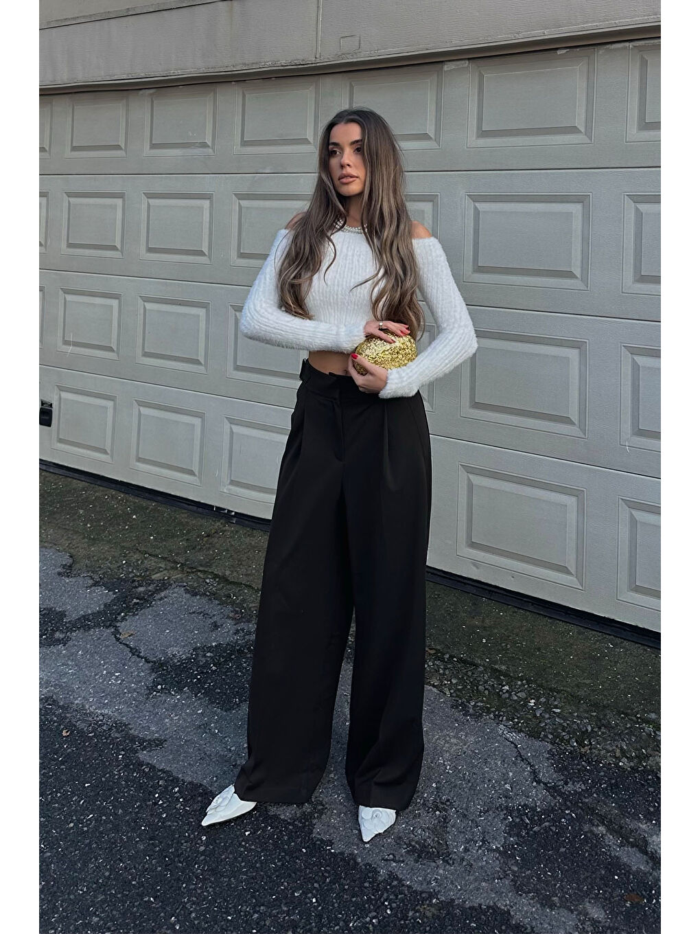 Kahverengi Kemerli Bol Paça Palazzo Pantolon 5KXK5-49075-18-1