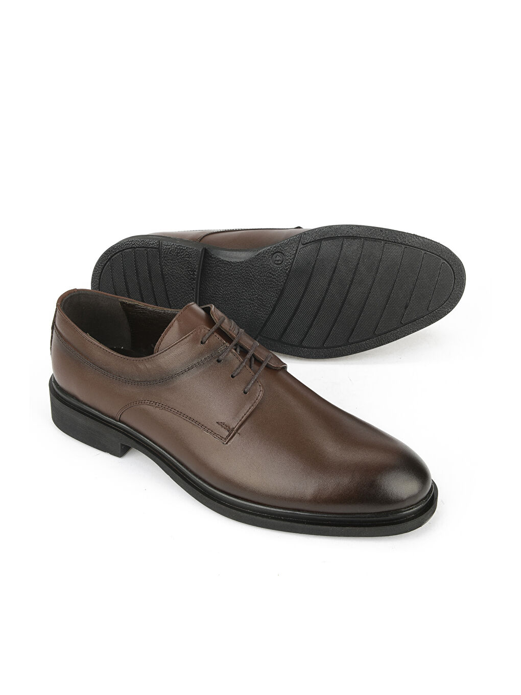 Kahverengi Erkek Hakiki Deri Klasik Ayakkabı 1531056Z4615 Kahve-3