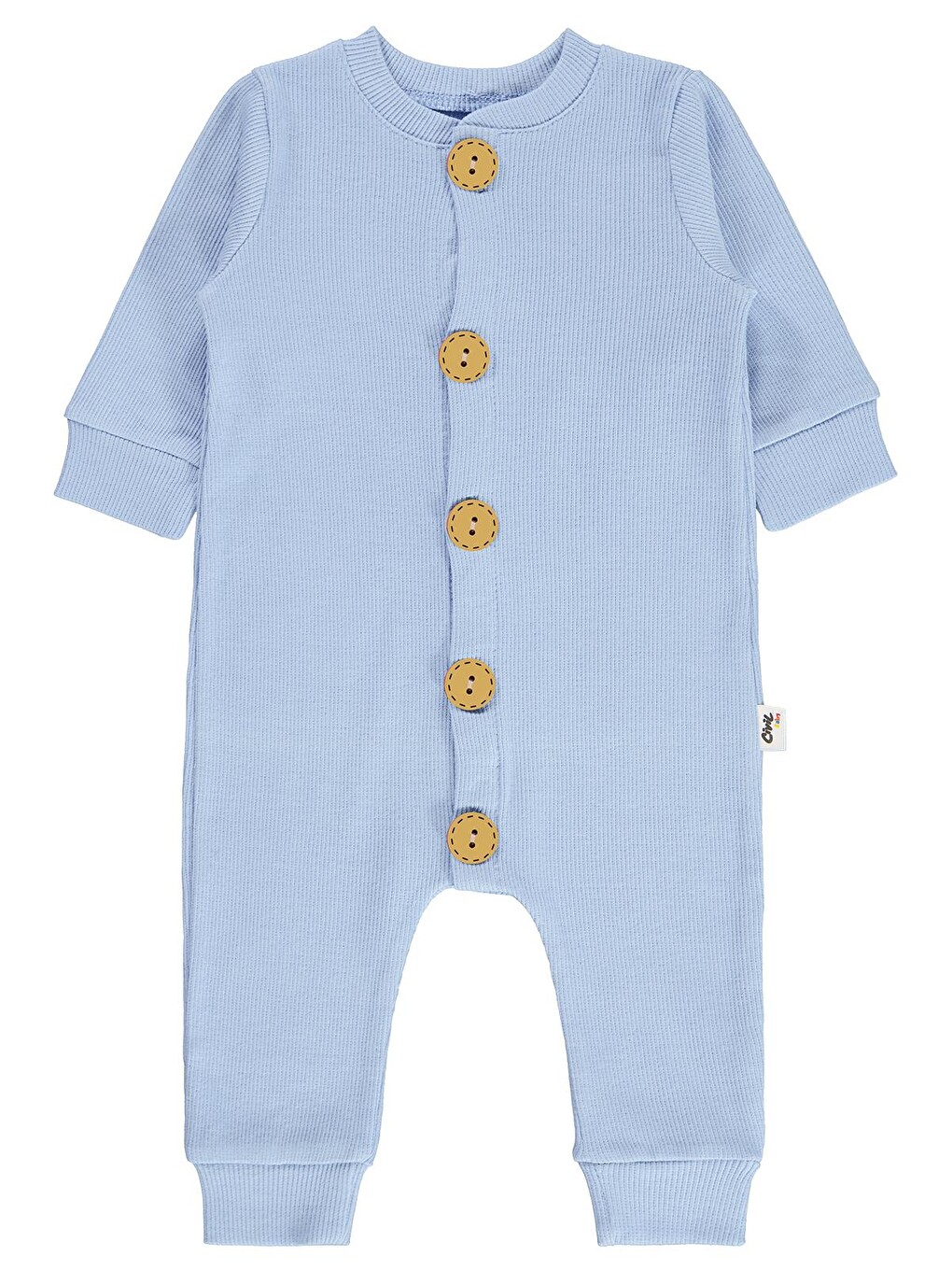Baby Düz Basic 1-6 Ay Tulum - Bebe Mavi