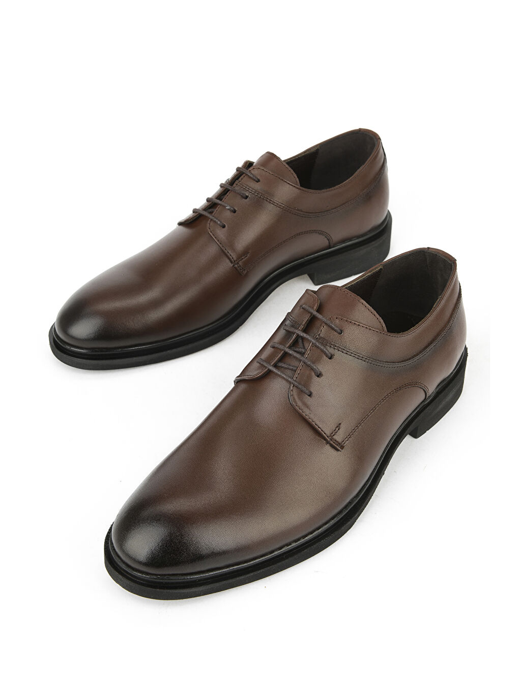 Kahverengi Erkek Hakiki Deri Klasik Ayakkabı 1531056Z4615 Kahve-4