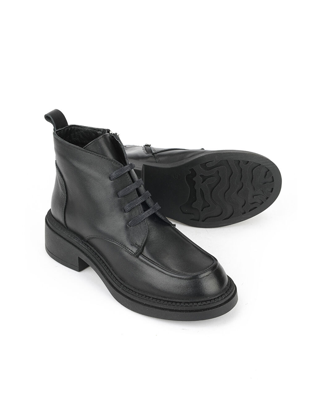 Kadın Hakiki Deri Bot 1531022Z7646 Siyah-3