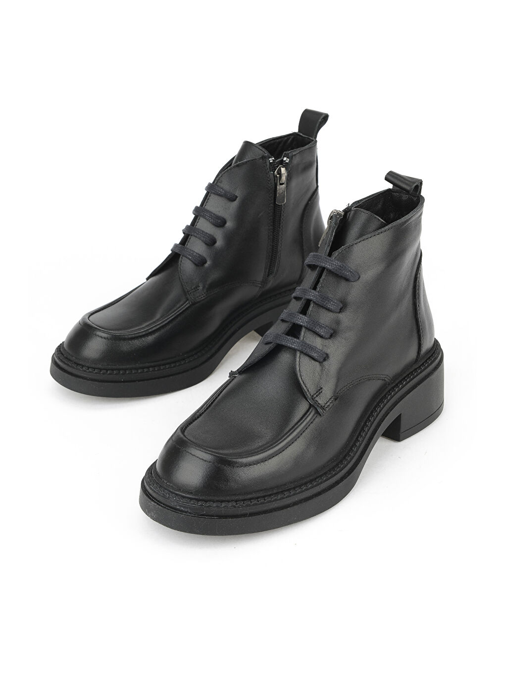 Kadın Hakiki Deri Bot 1531022Z7646 Siyah-4