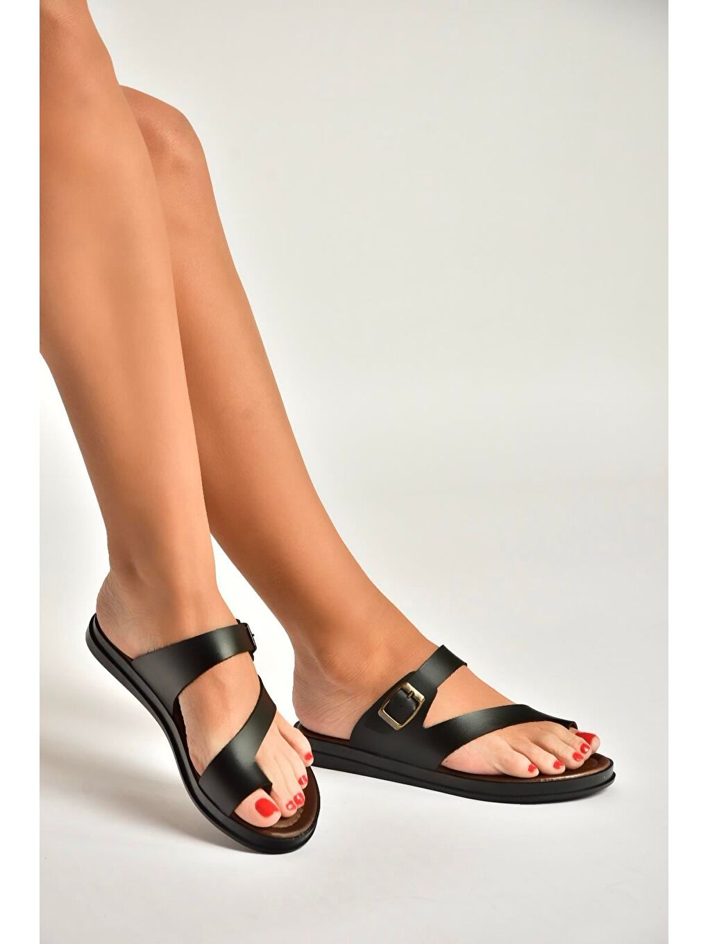 Siyah Kadın Terlik U390959503-2